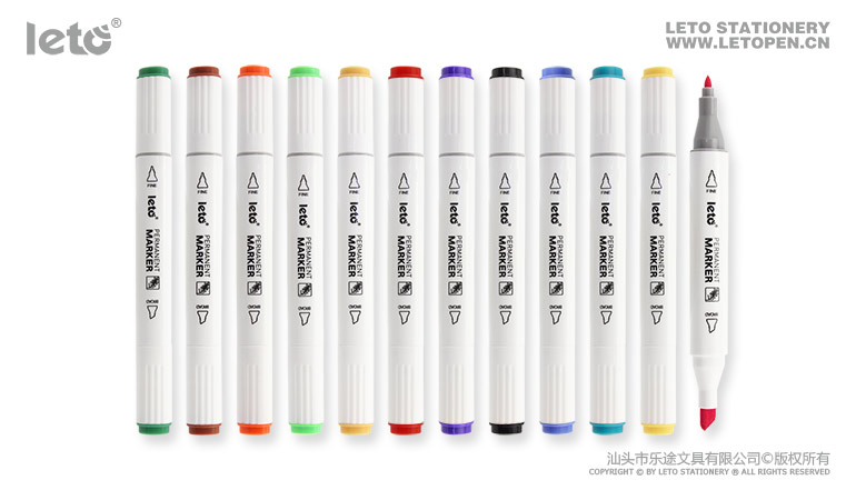 Colorful double-headed art marker - Shantou Leto Stationery Company Limited